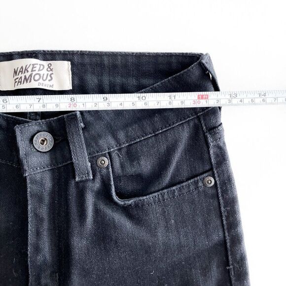 Naked & Famous Denim / Black power stretch / The Skinny 033011 / Size 25 - Picture 3 of 9